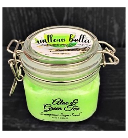 Aloe and Green Tea Sugar Scrub